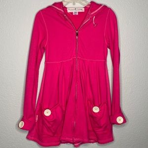 Project E Pink Swing Style Zip up Jacket